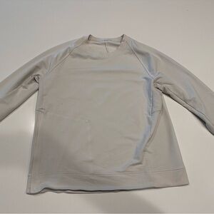Lululemon Athletica Beige Cream Long Sleeve Crewneck Sweatshirt